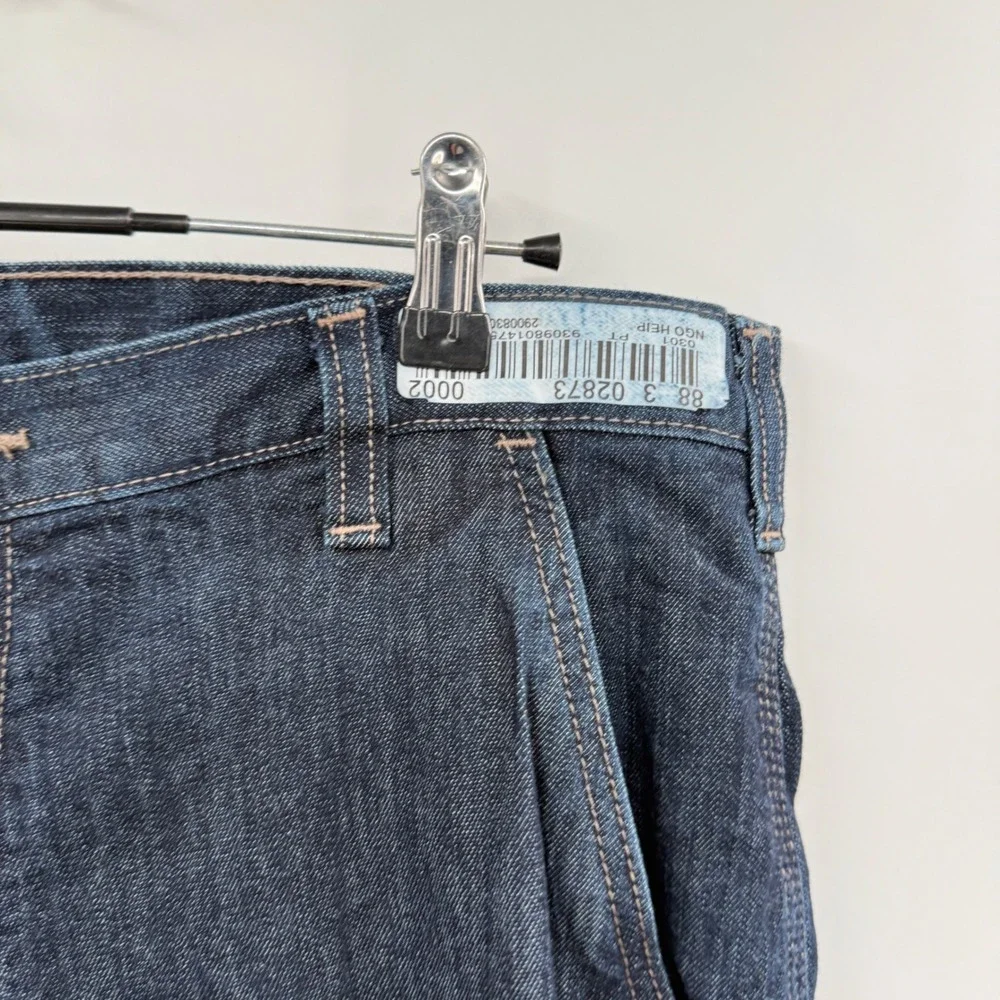 Carhartt FR Mens 36x30 Blue Denim Work Pants Arc Rated NFPA 2112 Flame Resistant